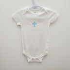 Embroidered Bodysuit with cross (6-12 months)