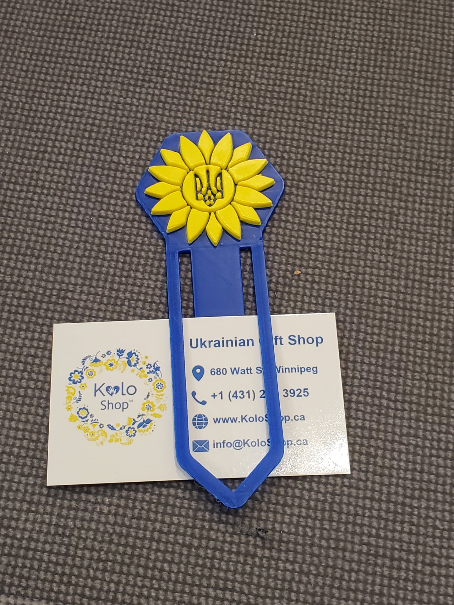 Bookmark 3D print Sunflower