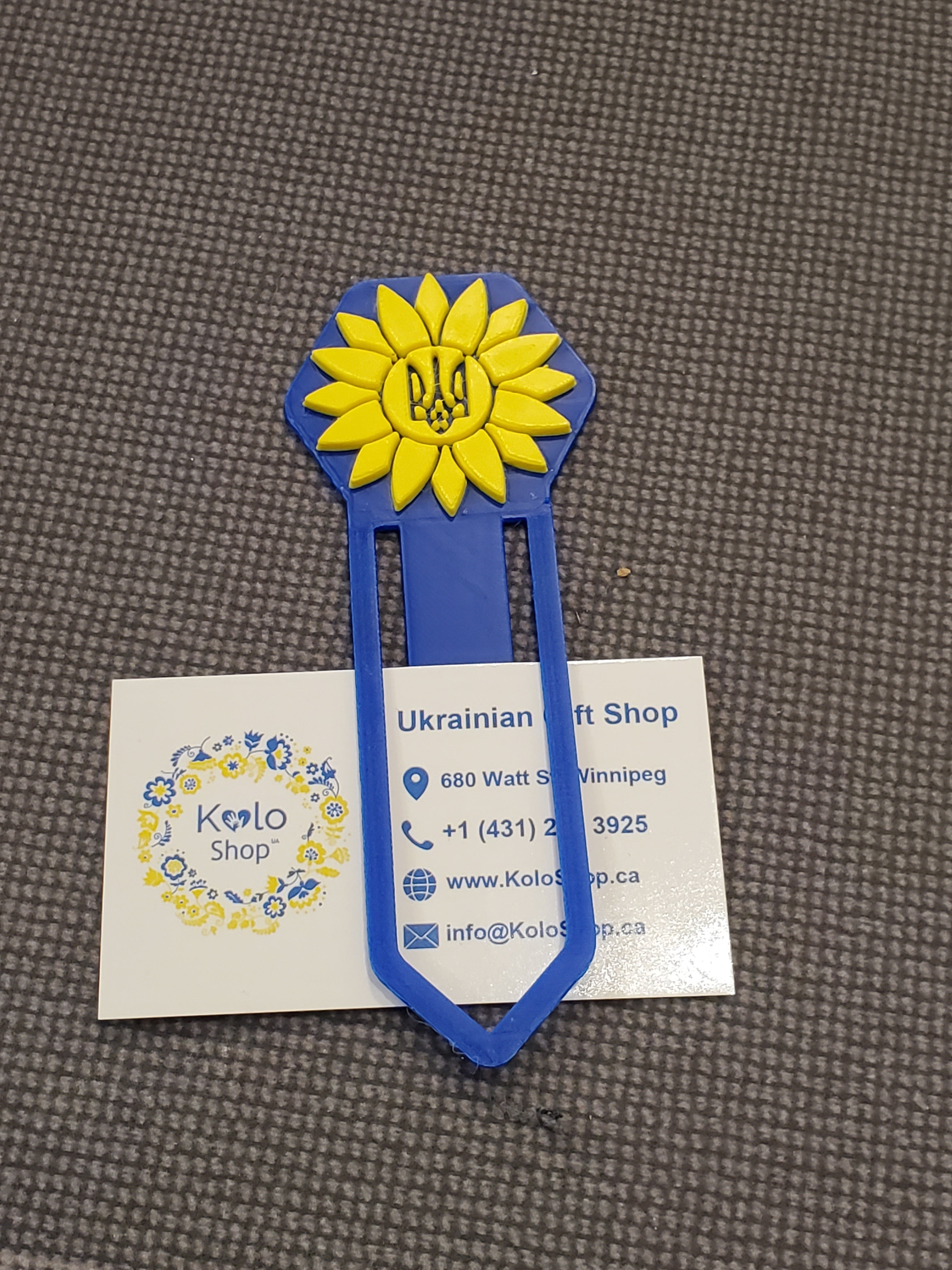 Bookmark 3D print Sunflower