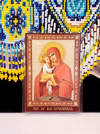 Christian Icon laminated paper small size 6x8.5 cm