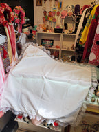 Embroidered baby blanket for baptism "Kryghma"