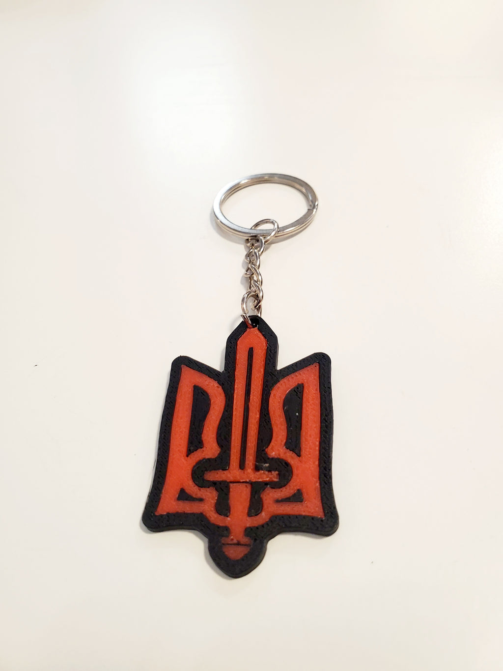 3D Printed Keychain UA Trident
