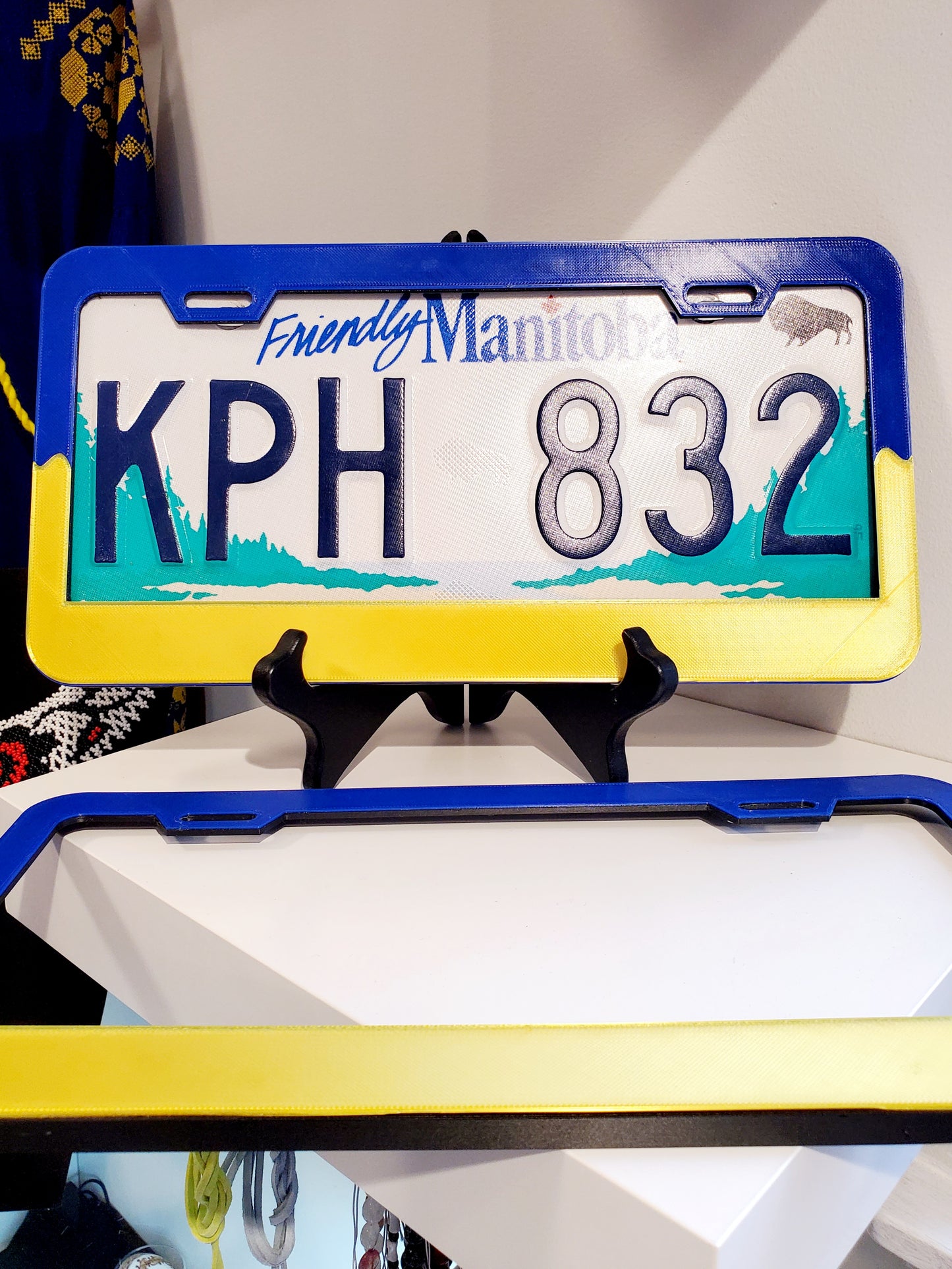 3D print Plate Cover UA Blue Yellow