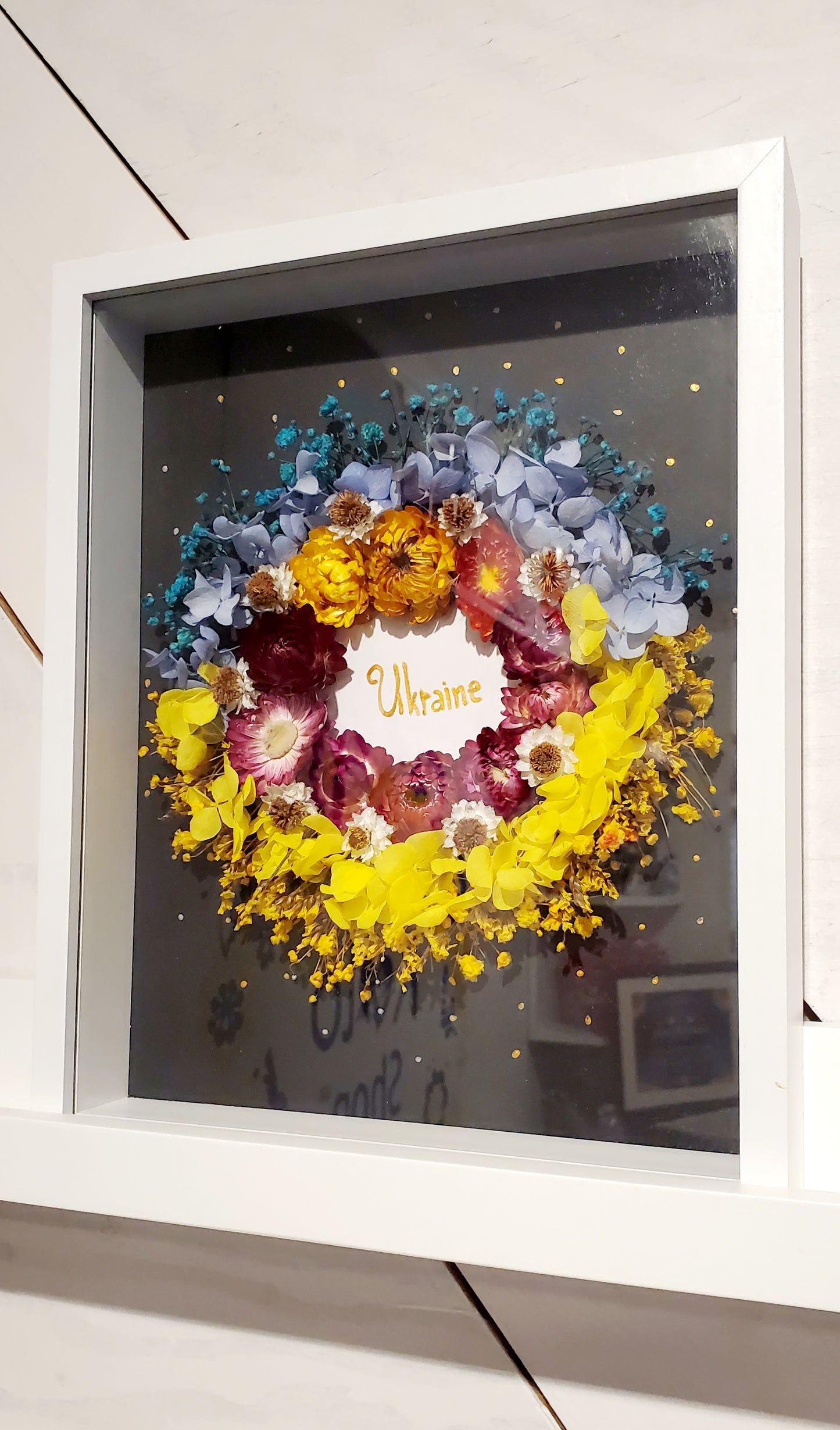 Picture "Wreath of dried flowers"