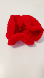 Knitted Hair bands Red/Pink