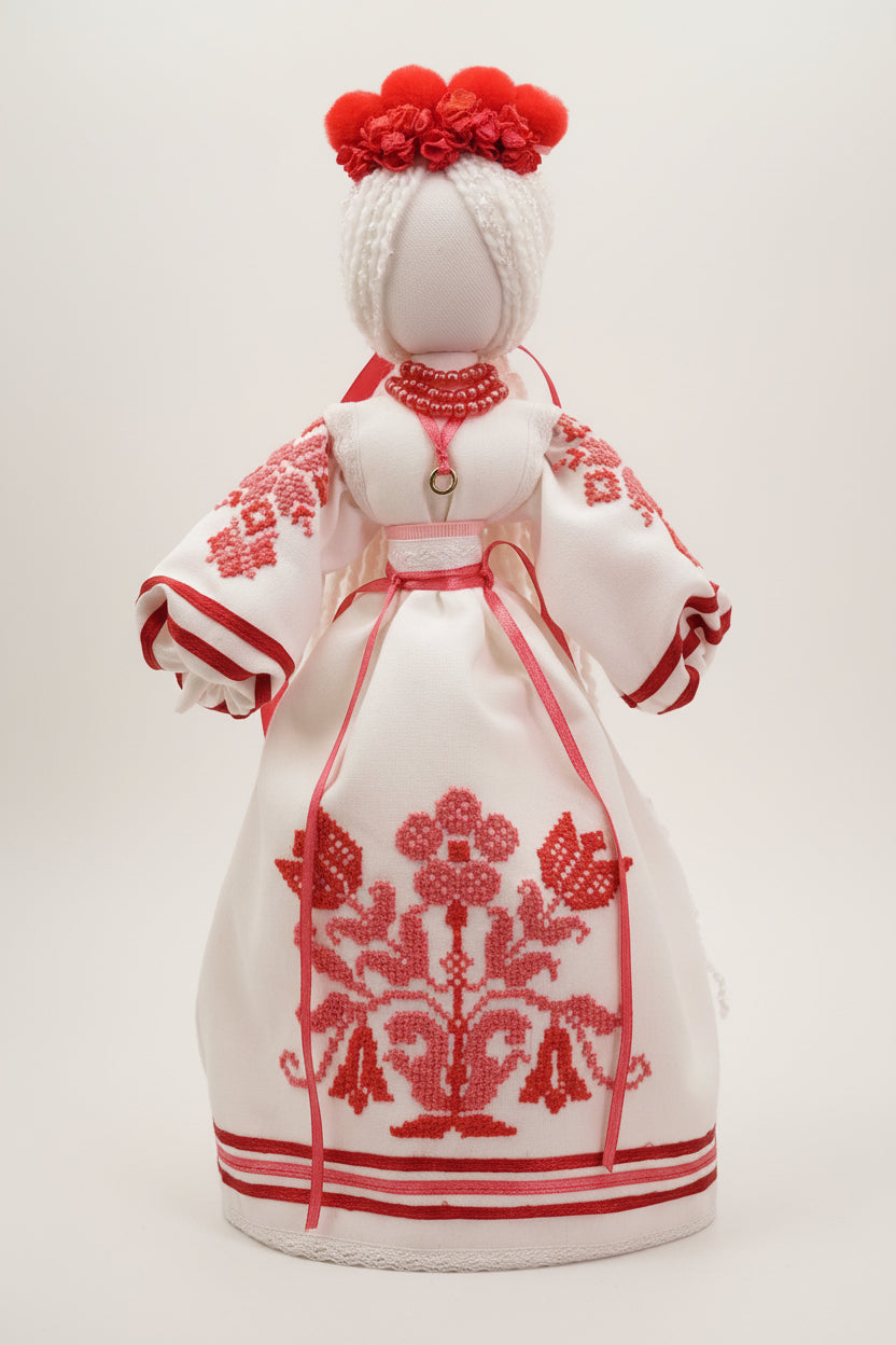 Doll "Motanka" with embroidery Large