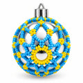 Handmade Beaded Christmas ball (Small size)
