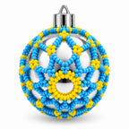 Handmade Beaded Christmas ball (Small size)