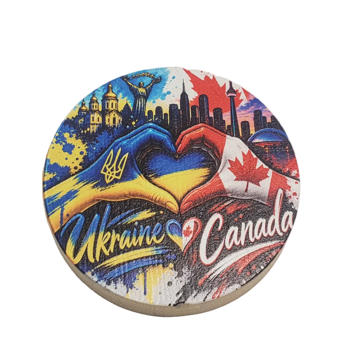 Wooden Magnet UA mix