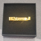 Tie clip holder