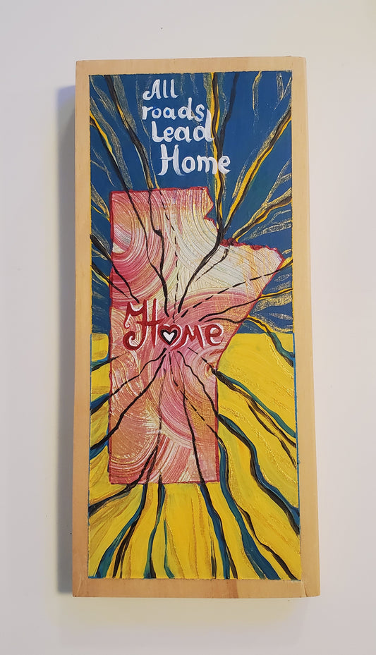 Picture on a wood board