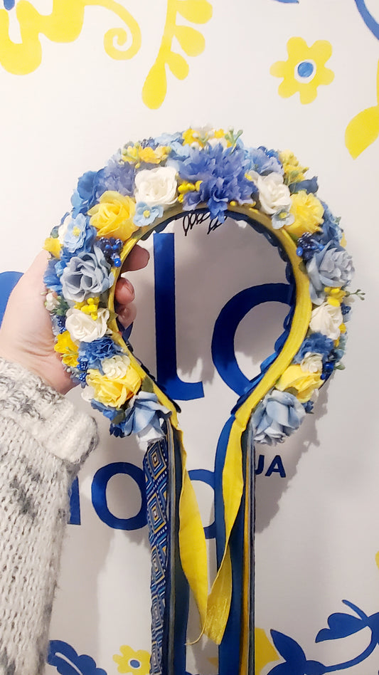 Head wreath Yellow-Blue