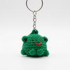 Hand-knitted keychain with magnet Mix