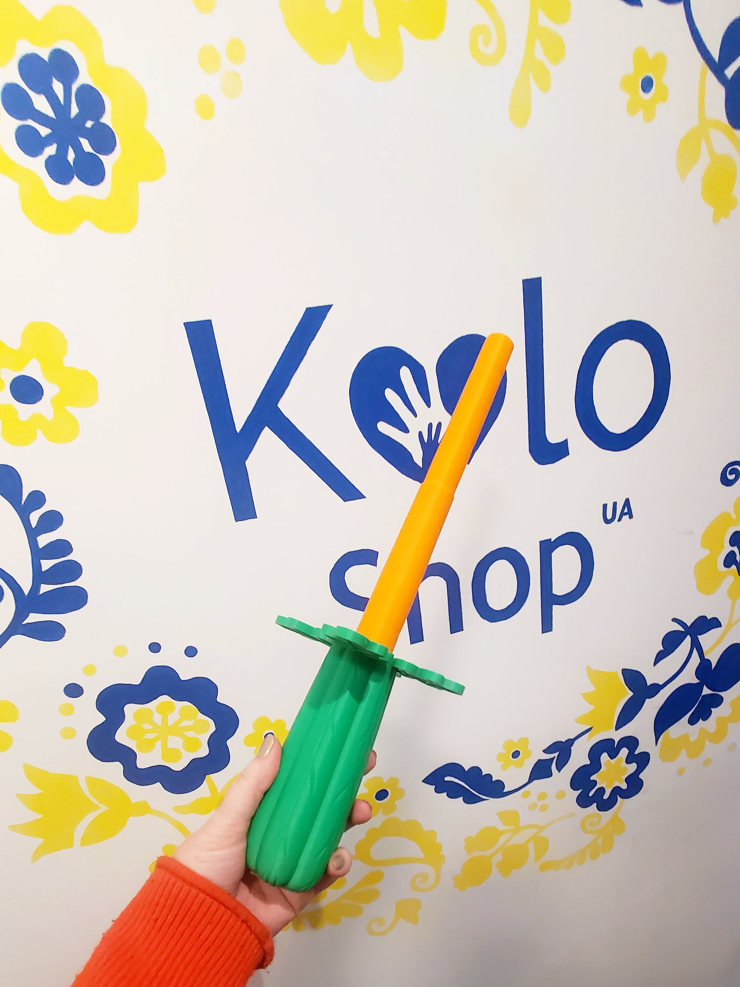 3D Printed Carrot Toy