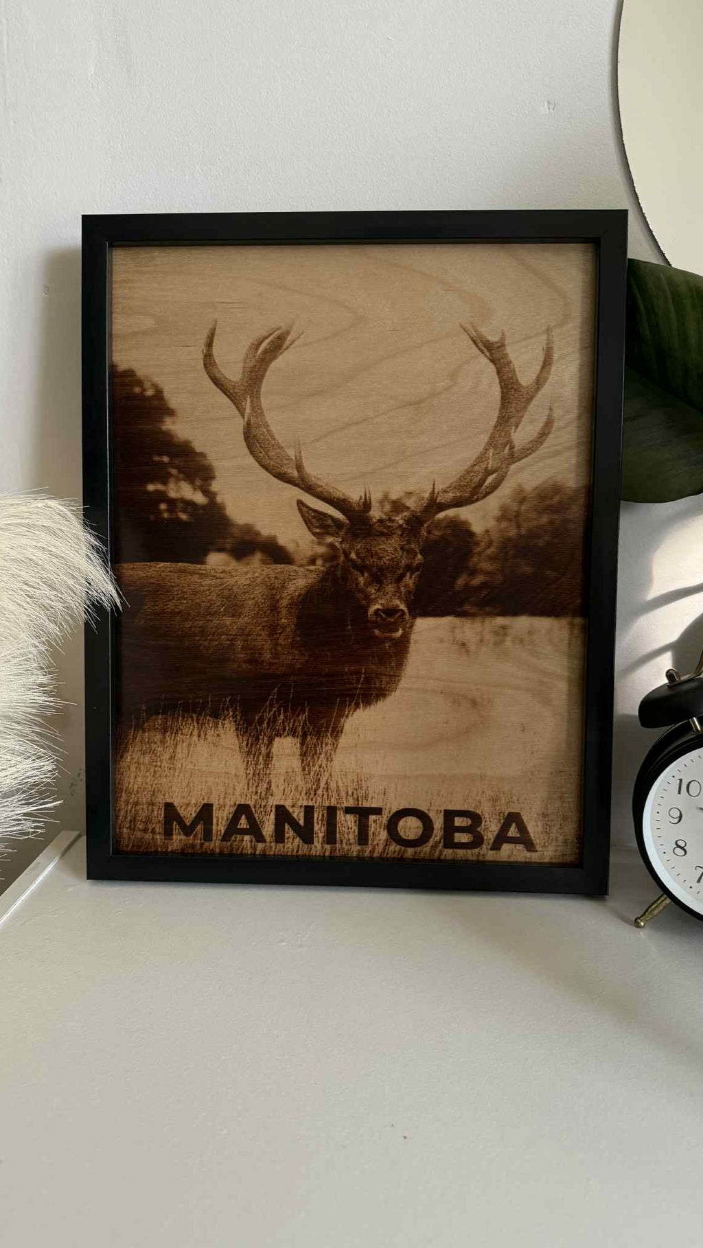 Custom work Wood-Burned Picture A3 in a frame (11x14 in/27x37 cm)