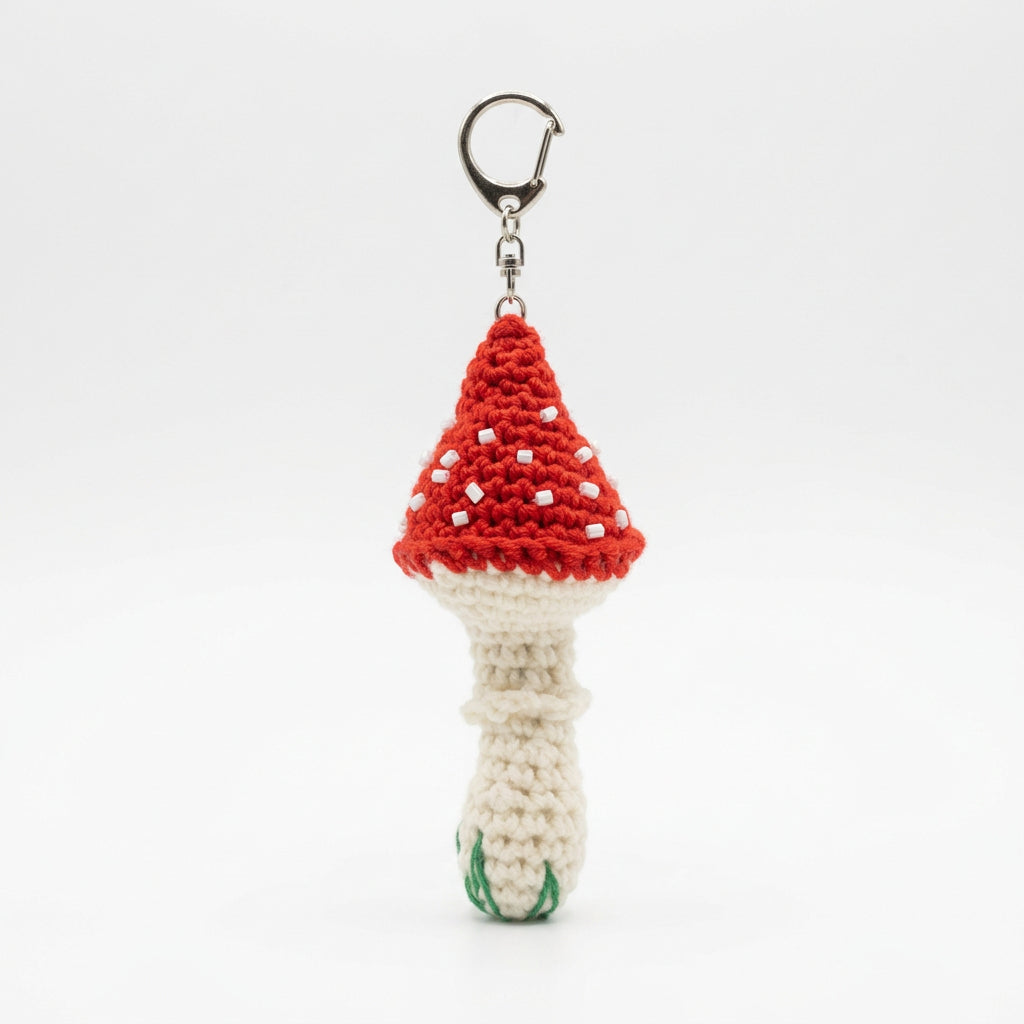 Hand-knitted keychain antistress
