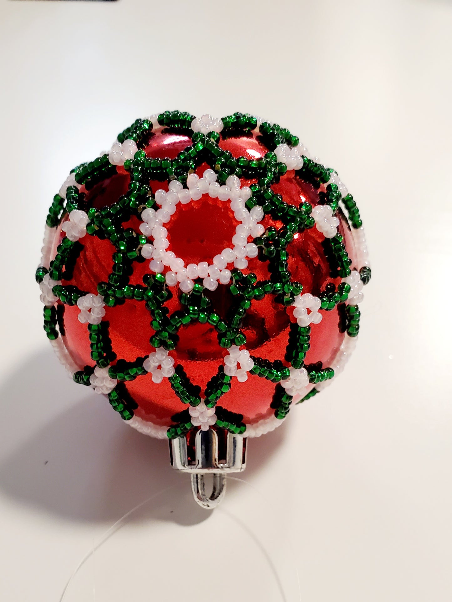 Beaded Christmas ball (Small size)