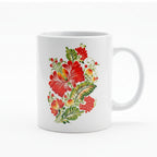 White Mug with a print Mix