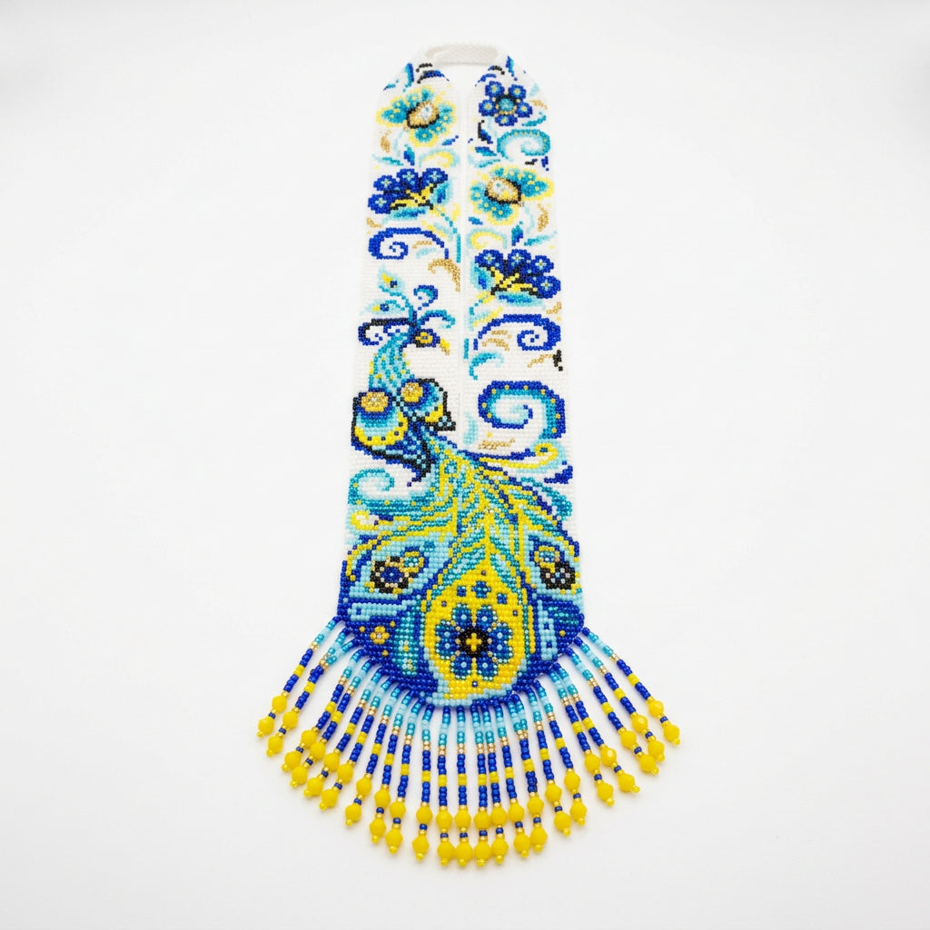 Beaded necklace "Gerdan"