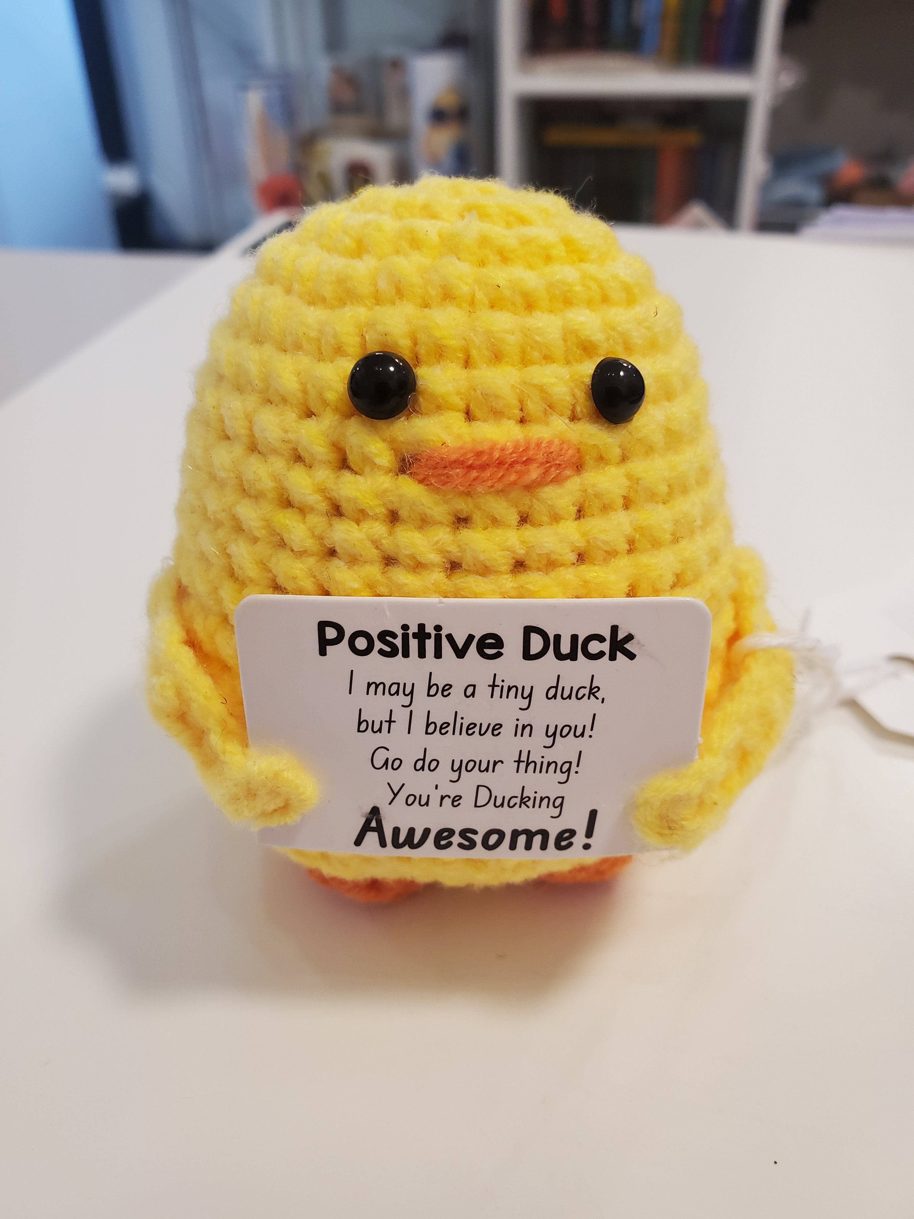 Knitted Positive Crochet Toy