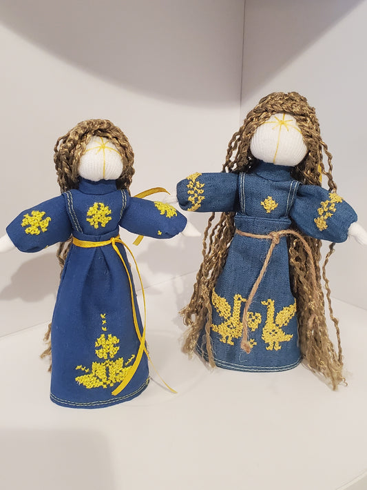 Doll "Motanka" with embroidery