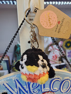 Knitted Panda/Penguin keychain