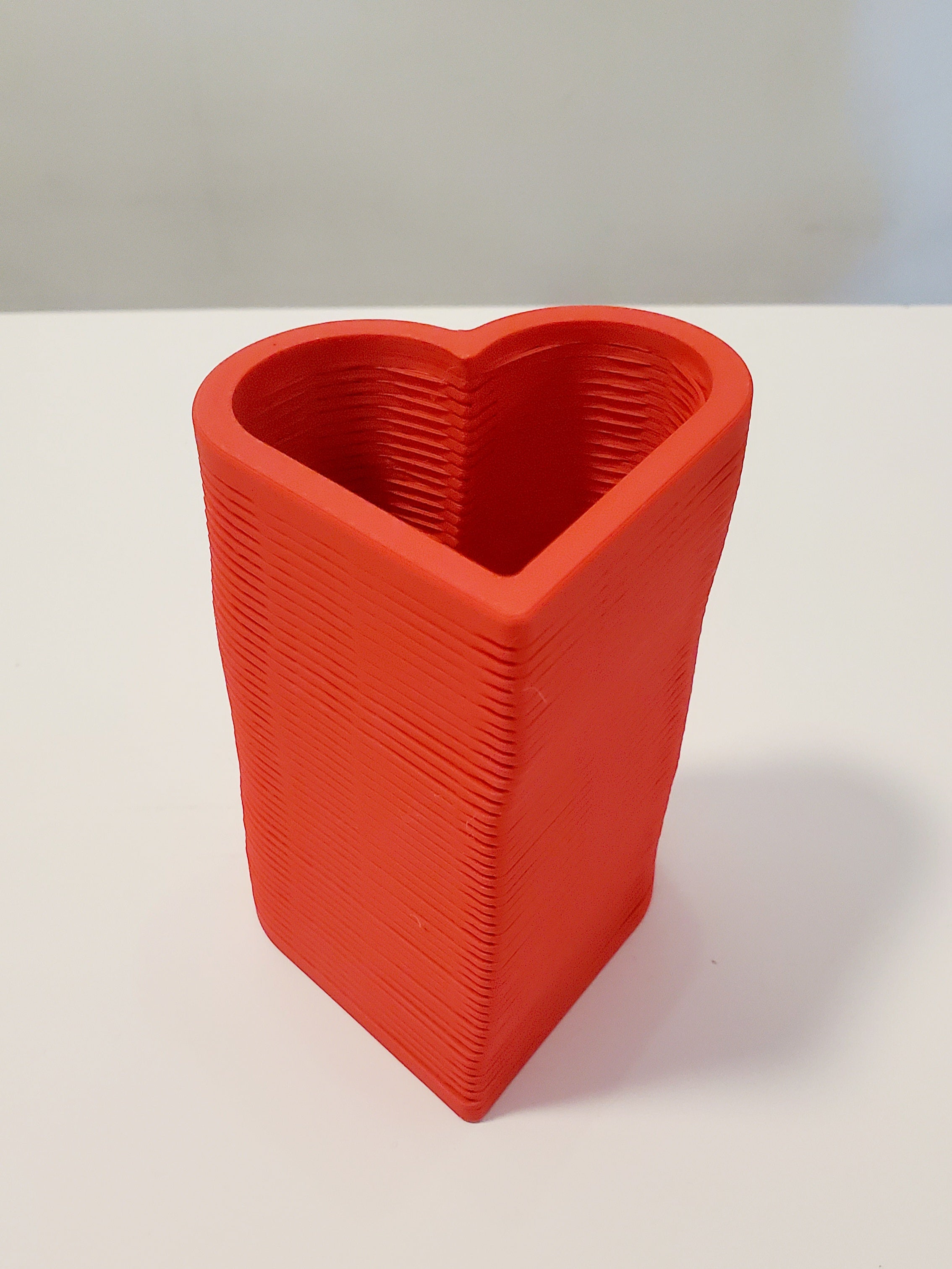 3D Printed Rainbow Red Heart