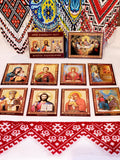 Christian Icon laminated paper small size 6x8.5 cm
