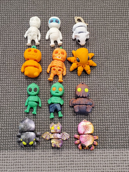 3D Printed Halloween Mini Toys