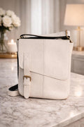 Leather White Bag