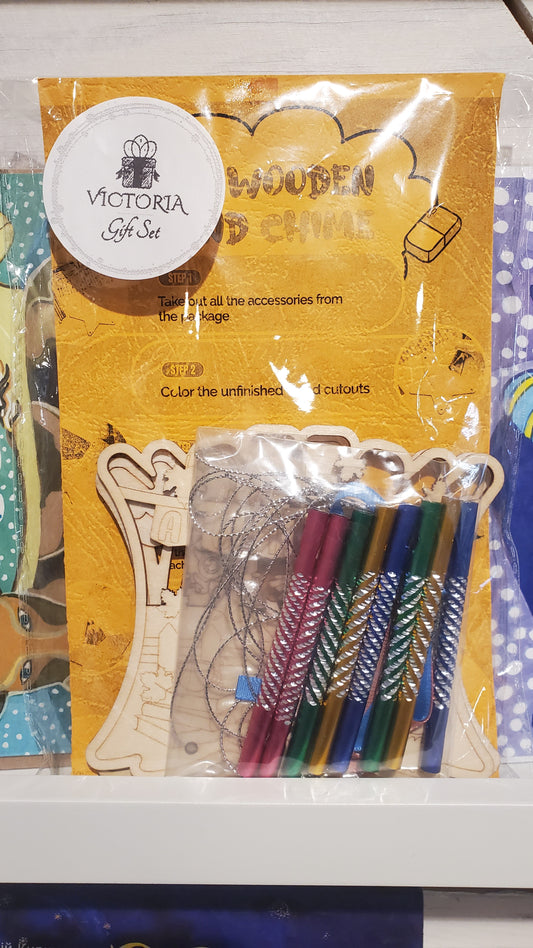 Wooden coloring book Pumpkin