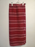 Women's skirt "Plakhta" red/black ornament (Oversized)