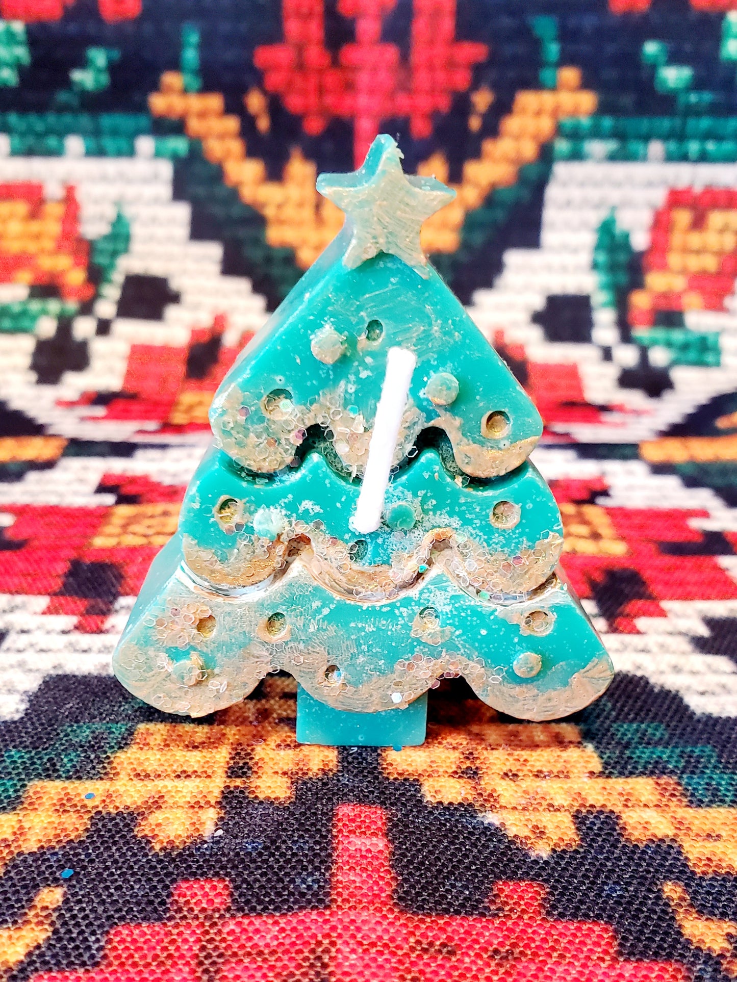 Soy candle snow/tree