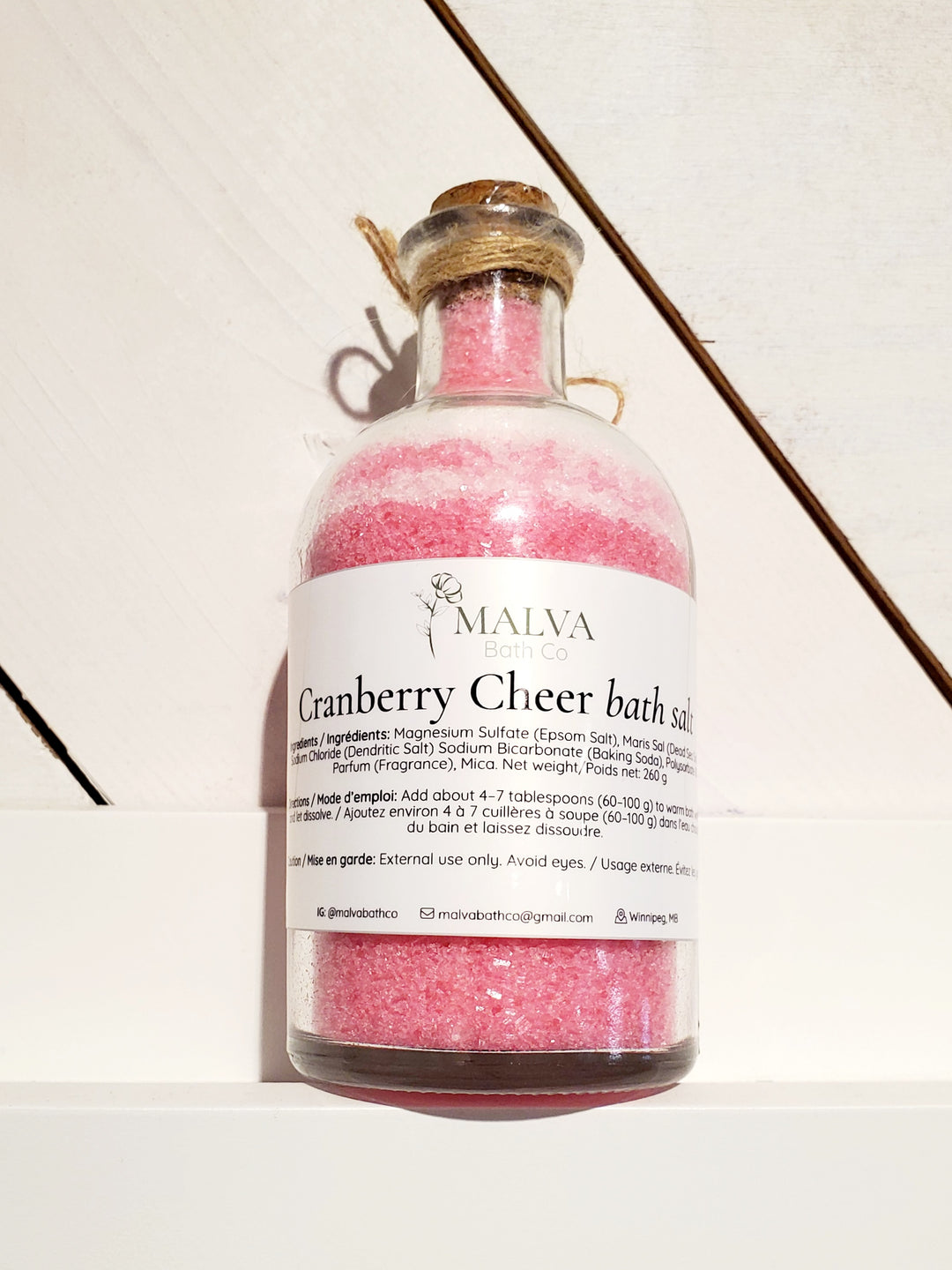 Bath salt "Cranberry" 260 g