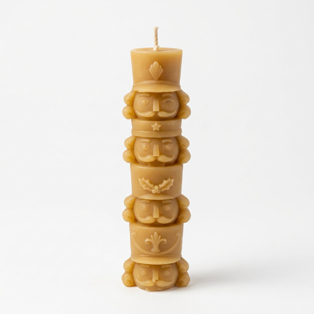 Beeswax Candle Nutcracker