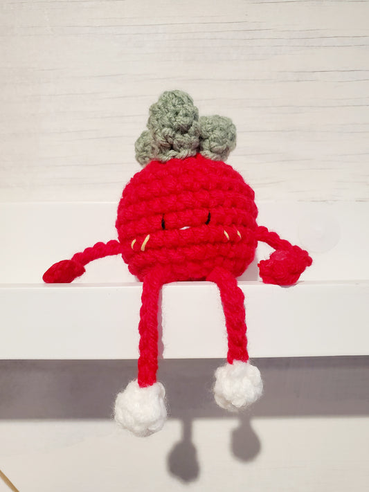 Knitted Toy Tomato man