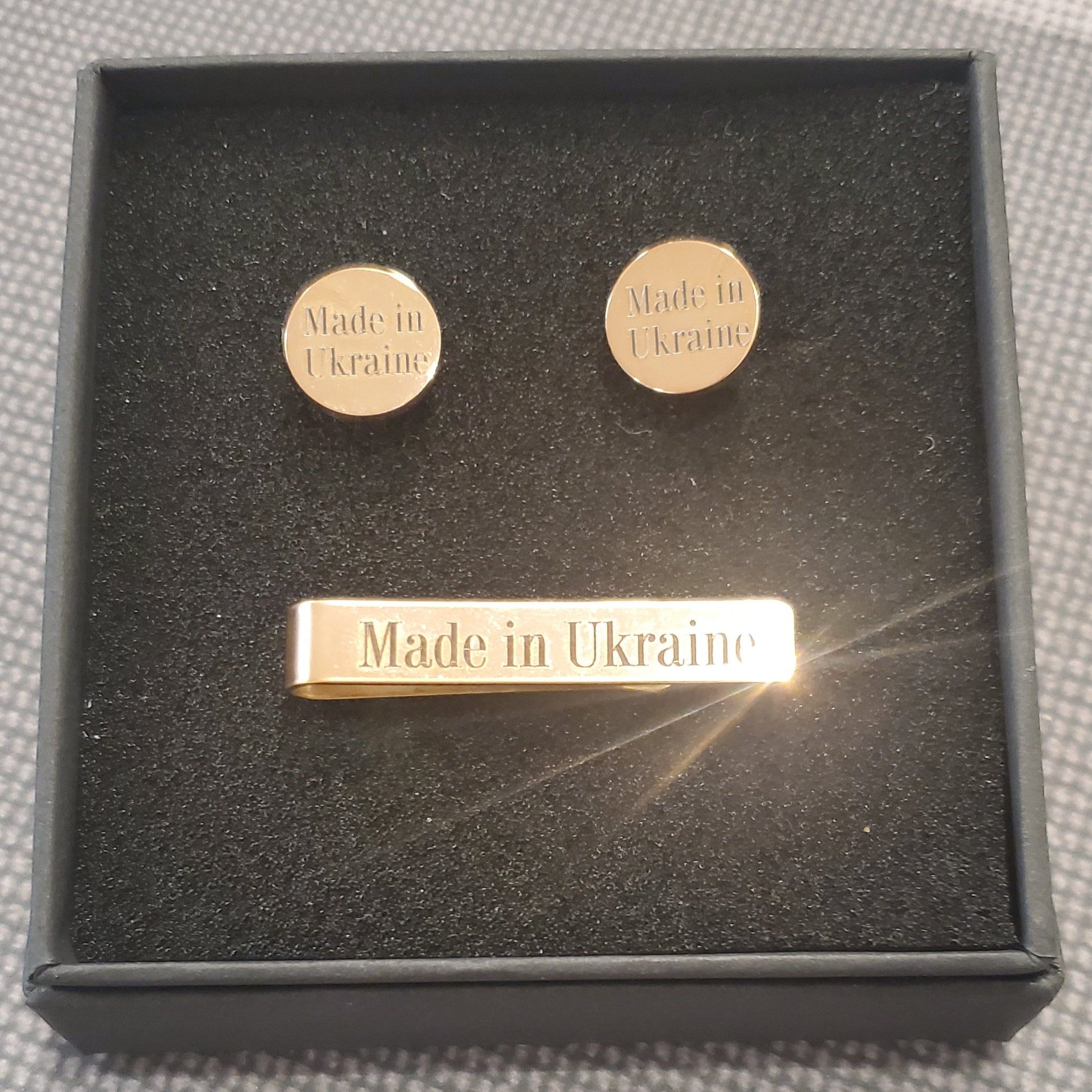 Tie clip holder and Cufflink