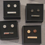 Tie clip holder and Cufflink