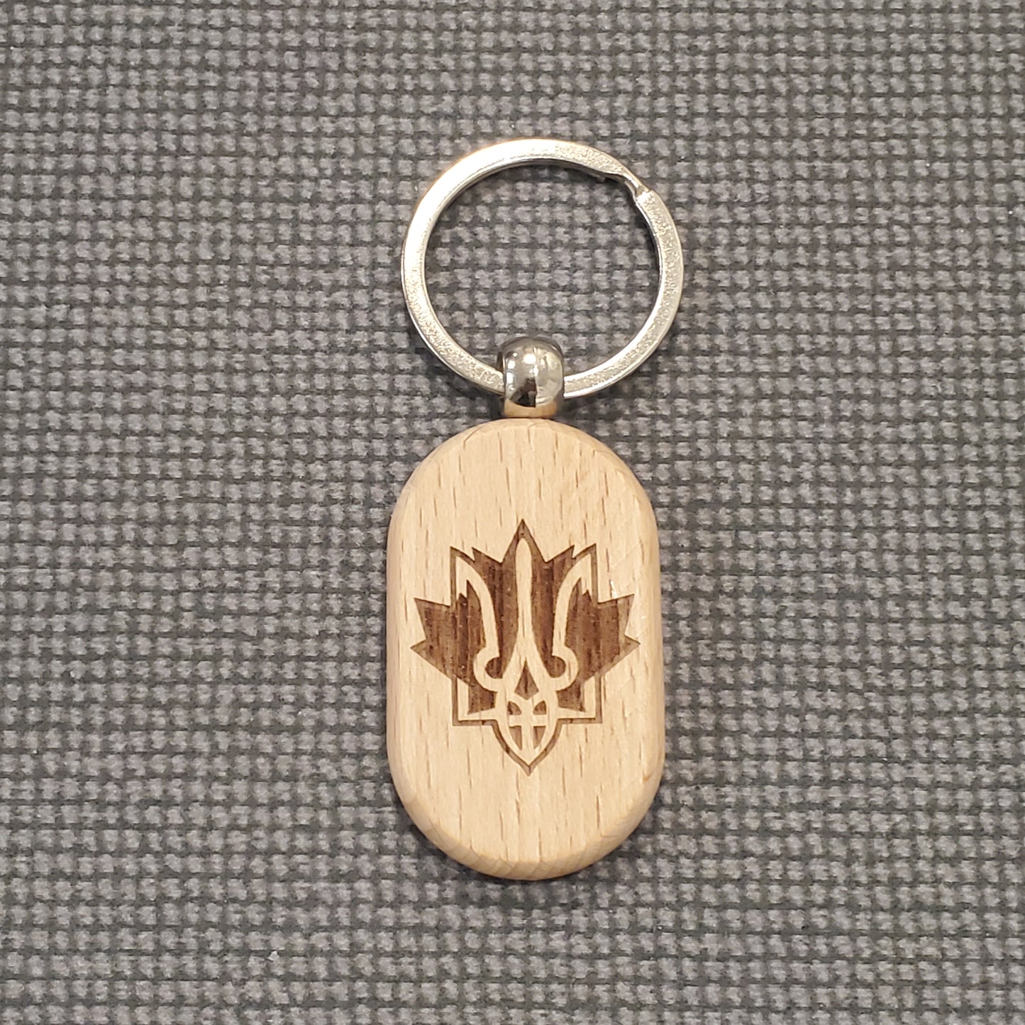 Keychaine wood Trident UA&CA