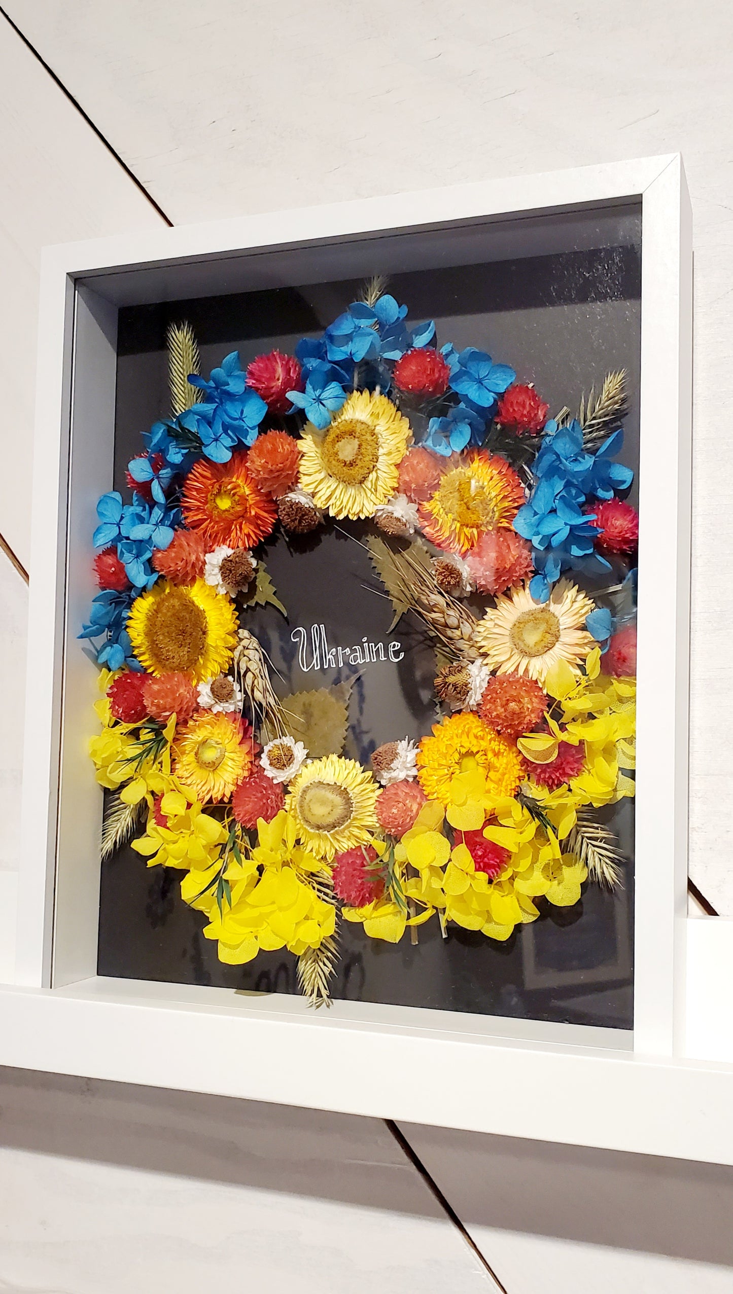 Picture "Wreath of dried flowers"