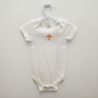 Embroidered Bodysuit with cross (6-12 months)
