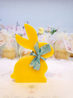 Easter Soy Candle Bunny with bow