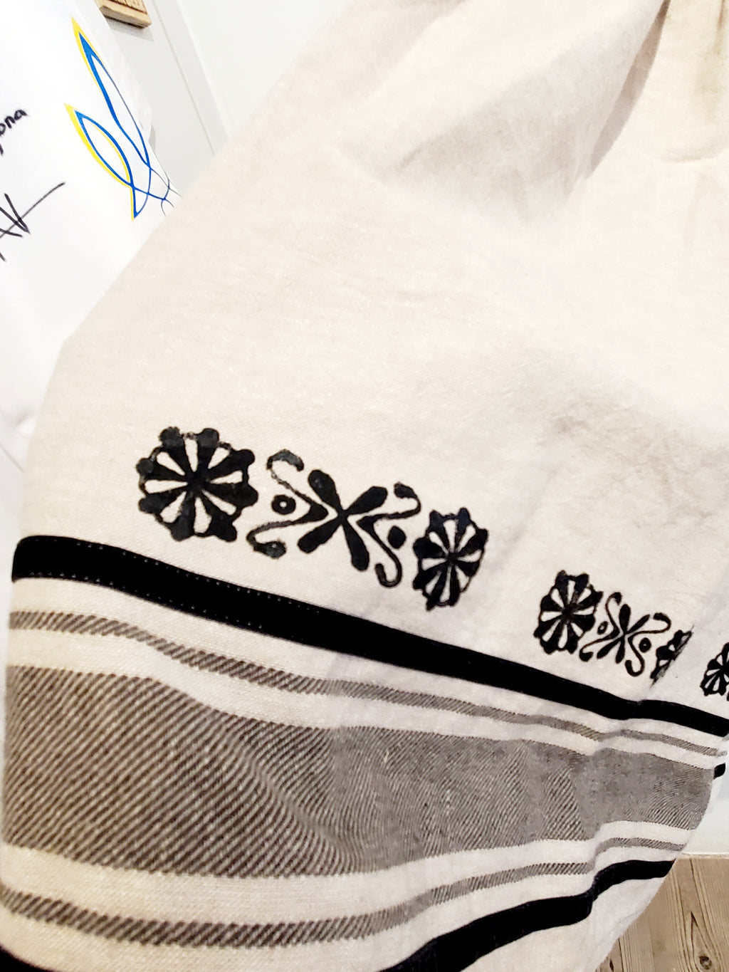 Linen Skirts with black, Size M-L
