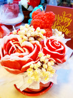Soy Candle Flowers set