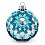Handmade Beaded Christmas ball (Small size)