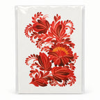 Handmade Greeting Card "Petrykivka" Mix