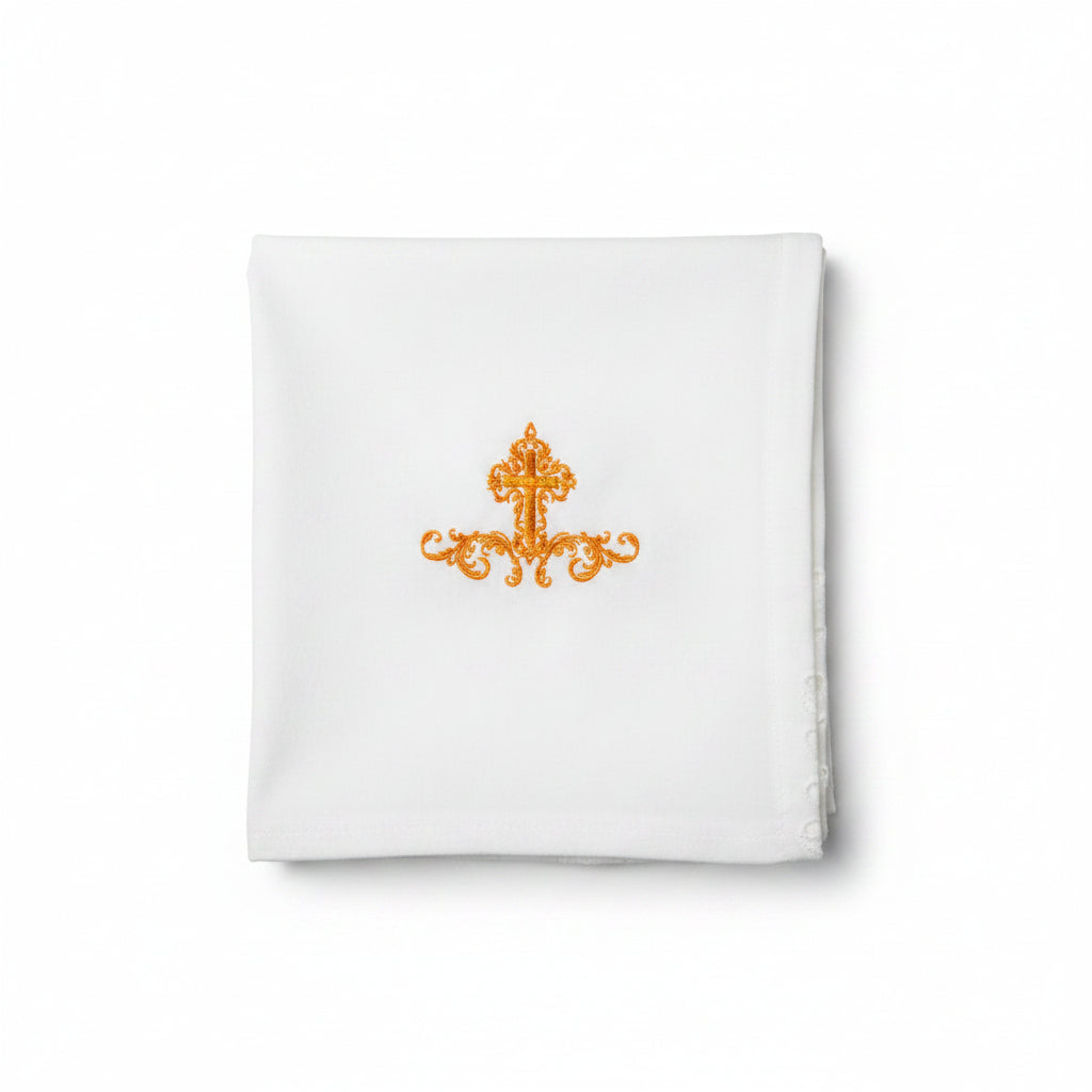 Embroidered for baptism "Kryghma"