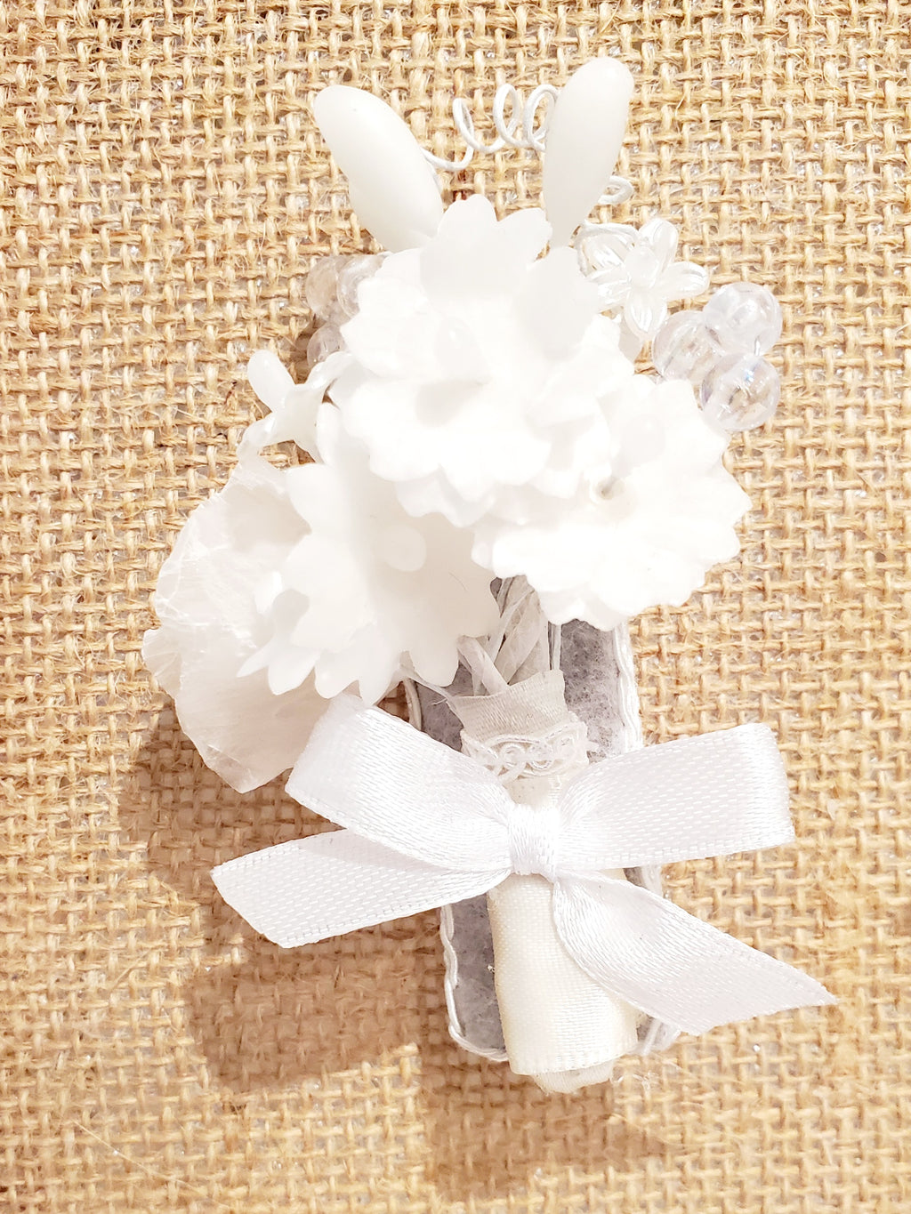 Wax boutonniere