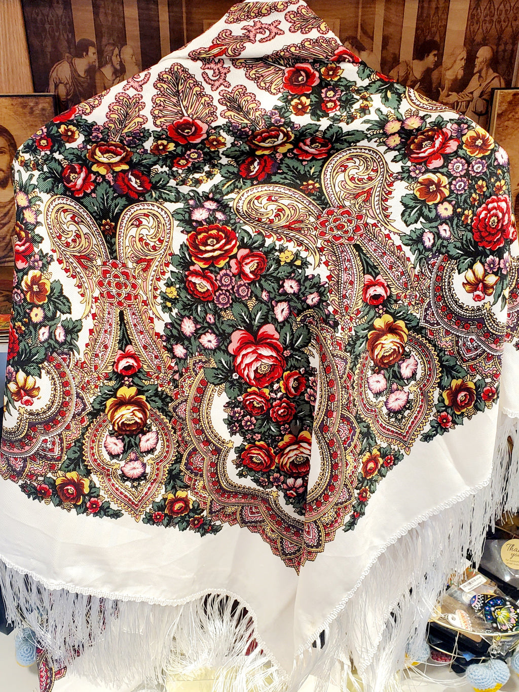 Shawl UA (Wool 80% Viscose 20%)