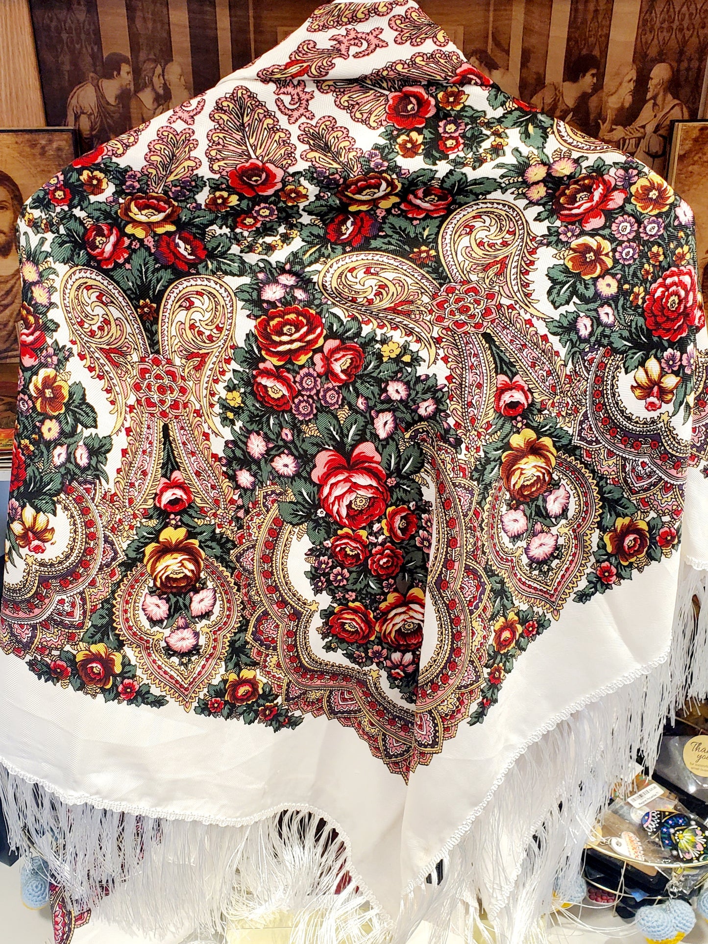 Shawl UA (Wool 80% Viscose 20%)